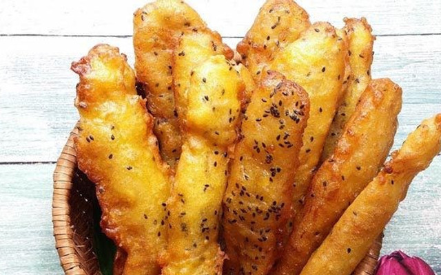 Chuối Chiên HT - Bánh Chuối Mè Đen & Phô Mai - Nguyễn Văn Giai