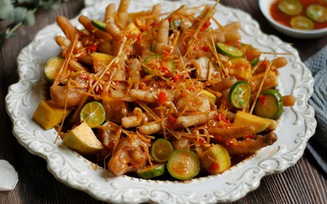 Ăn Vặt Hải Đăng - Trà Sữa, Chân Gà Sốt Thái & Cá Viên Chiên Nước Mắm - Huyền Trân Công Chúa