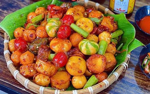 Ăn Vặt Cá Viên Chiên Mắm Tỏi & Mì Trộn - Hoàng Hoa Thám