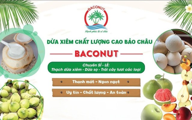 Dừa Xiêm Bảo Châu ( BACONUT ) - Kem Dừa Thái - Lý Thường Kiệt
