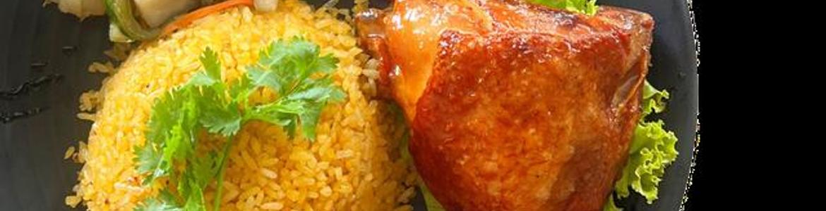 Cơm Gà Xối Mỡ Bon Bon