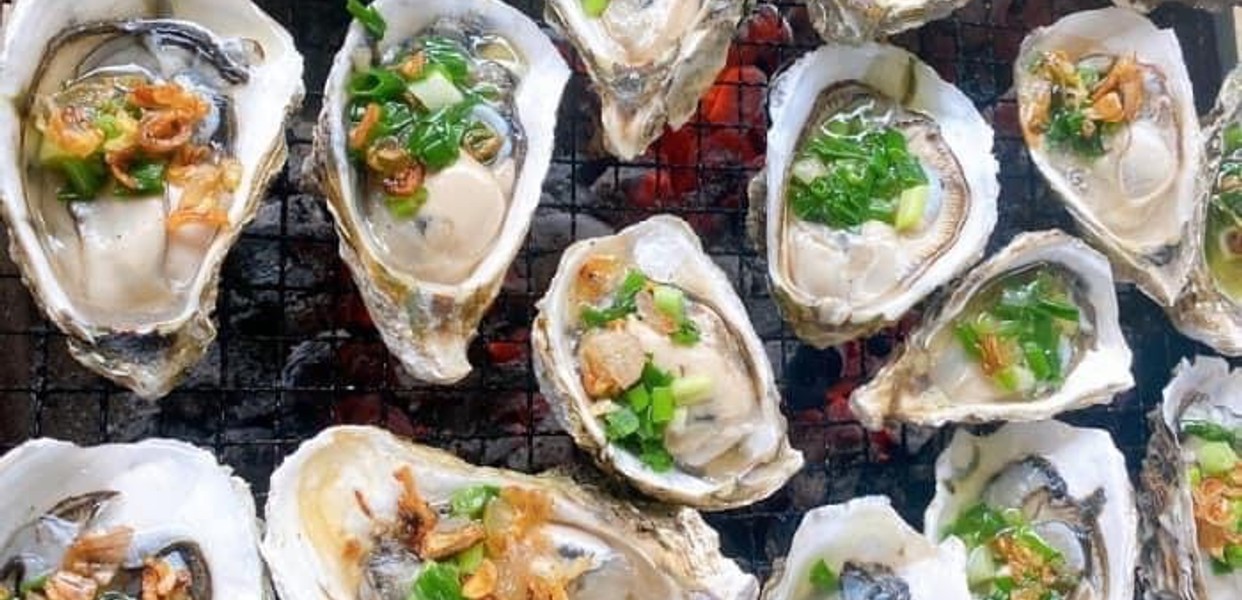 HÀU NƯỚNG 7K THƠM LỪNG NÓNG HỔI MỠ HÀNH RƯỚI ĐỀU BẮT MẮT