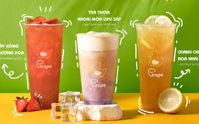 Grape - Nước Nho Tươi 100% - Trương Định