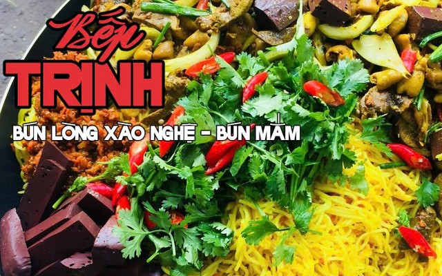 Bún Lòng Xào Nghệ - Bún Mắm Bếp Trịnh - Nguyễn Phước Lan