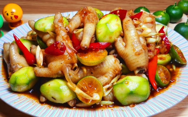 Chân Gà Sốt Thái Siêu Ngon Vy Vy - Điện Biên Phủ