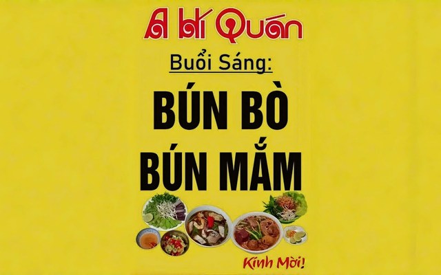 A Hí Quán - Bún Bò & Bún Mắm - Nguyễn Khuyến
