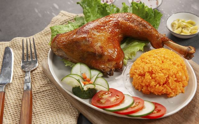 Cơm Gà Xối Mỡ An Tâm
