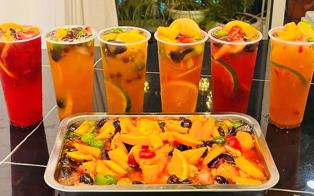 Trà Trái Cây Nhiệt Đới - Tiệm Trà Chú Béo