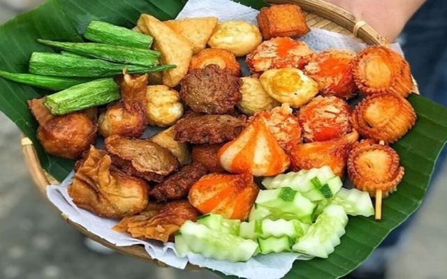 Cá Viên Chiên, Mì Trộn & Bánh Pannacotta - Ăn Vặt Kim