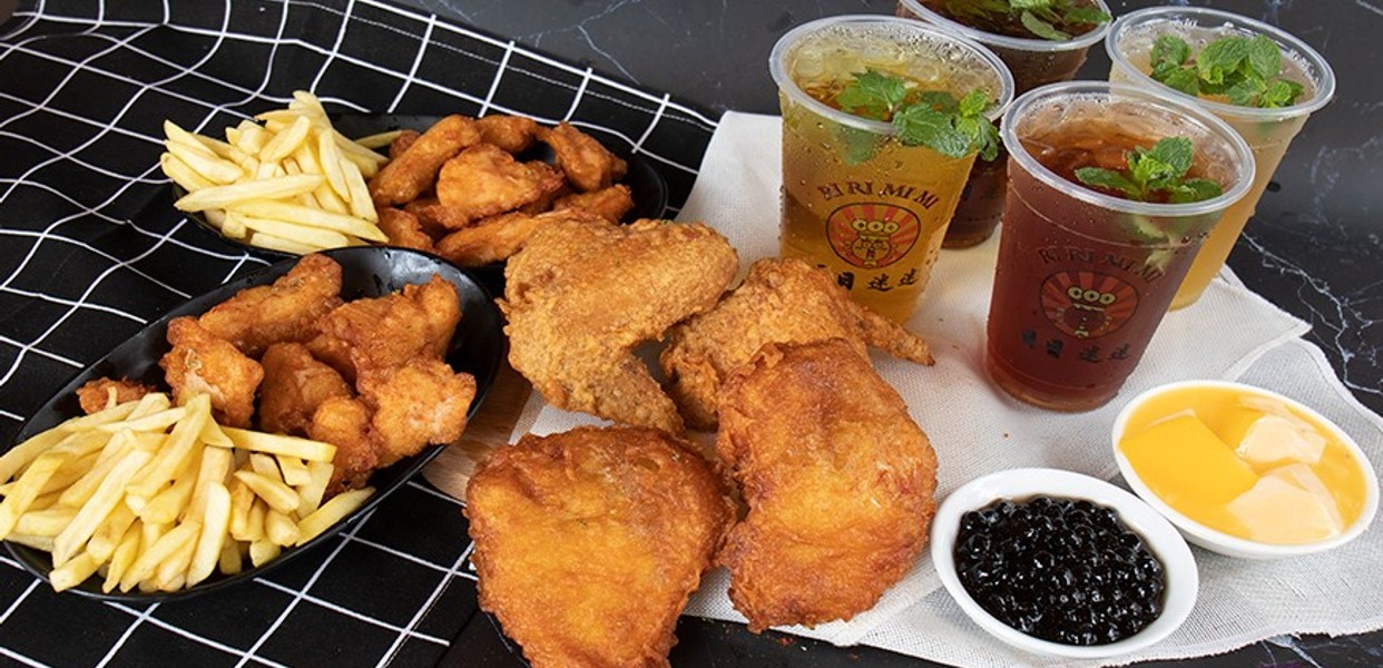 HÌNH ẢNH THỰC TẾ MÓN ĂN TRONG BUFFET GÀ RÁN RIRIMIMI ĐẦY HẤP DẪN