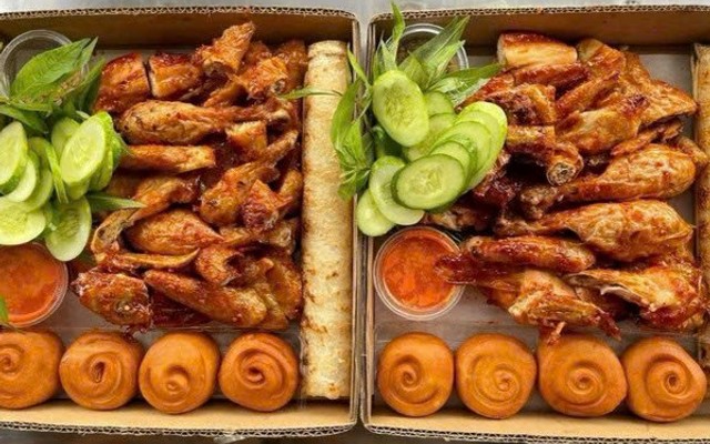 Gà Nướng Cơm Lam Bánh Bao 140