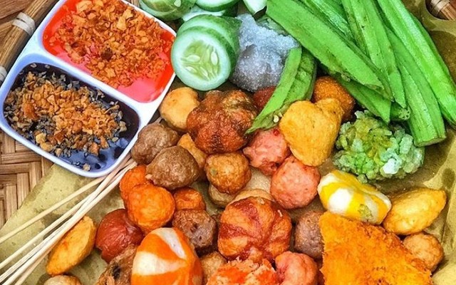 Ăn Vặt Út Hương - Cá Viên Chiên & Bắp Xào - Nguyễn Khuyến
