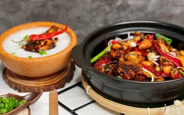 Tèo Cháo Ếch Singapore - Cơm Với Cá Khô - Ếch Các Món