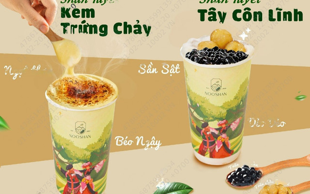 NooShan - Trà Sữa Shan Tuyết Pha Máy - 53 Hoa Sứ