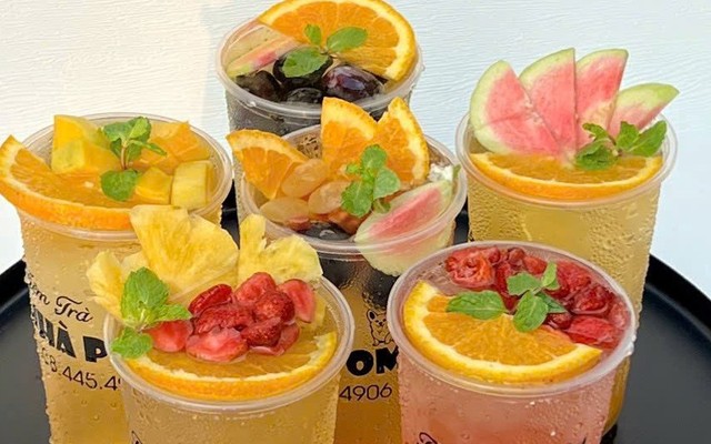 Tiệm Trà Nhà POM - Trà Trái Cây Tươi - Tô Ký