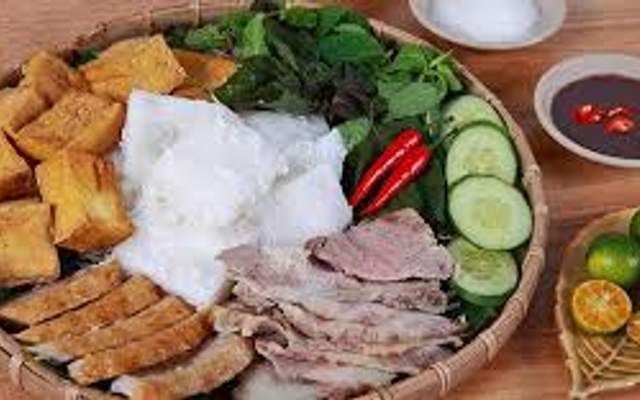 Bún Đậu Mắm Tôm Phố Thị - Phố Ẩm Thực Làng Vũ Đại
