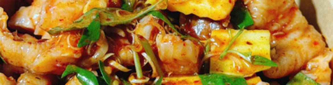 Món Ăn Vặt, Chân Gà Sốt Thái Thành Đạt