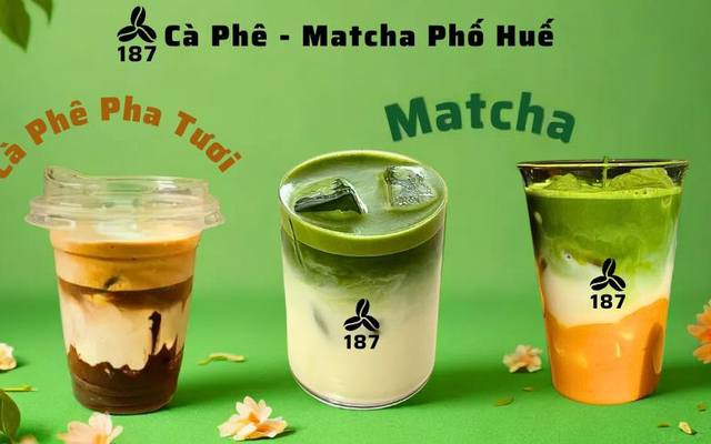 187 Coffee - Matcha & Trà Tươi Pha Máy - 364B Phố Huế