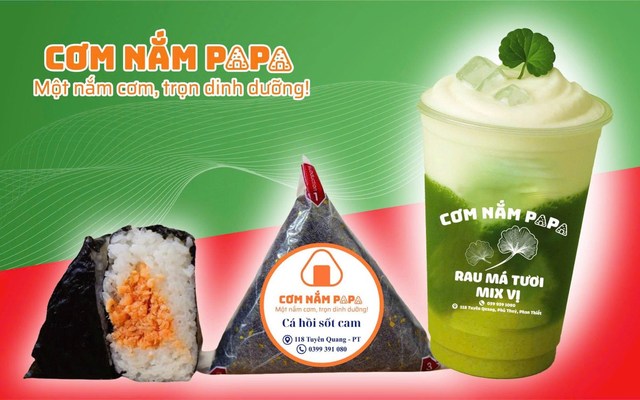 Cơm Nắm PaPa & Rau Má Mix - Tuyên Quang