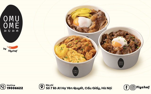 Omu Ome - Cơm Trứng Phủ - Flychef - R1-72 Khu R20 Sky Garden