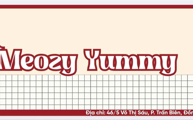 Meozy Yummy - Cacao Dẻo Kiểu Thái - Võ Thị Sáu
