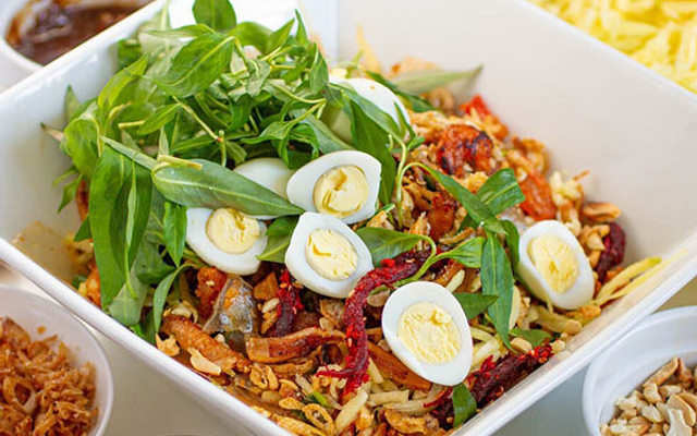 Bánh Tráng Trứng Lòng Đào Tóp Mỡ 157 - Gò Dầu