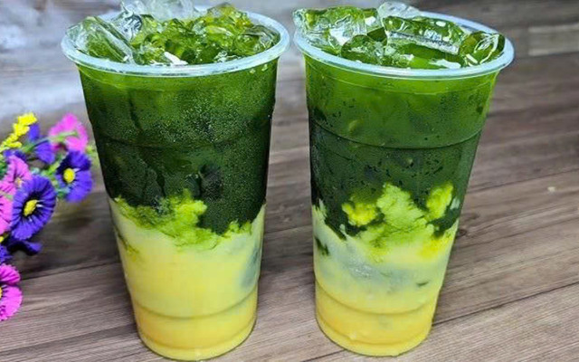 Đồ Mát Nhà Làm - Rau Má, Hạt É & Nước Dừa