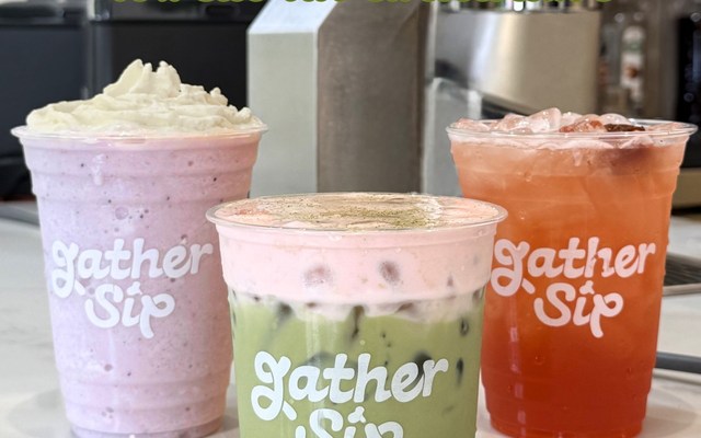 Gather Sip Coffee And Tea