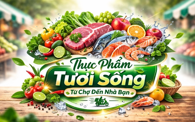 Chợ Gò Công - Rau, Thịt & Hải Sản - Đường 17