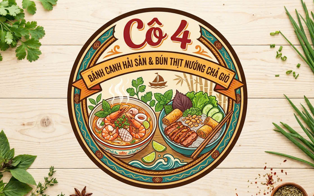 Cô 4 - Bánh Canh Hải Sản & Bún Thịt Nướng Chả Giò - Hà Chương