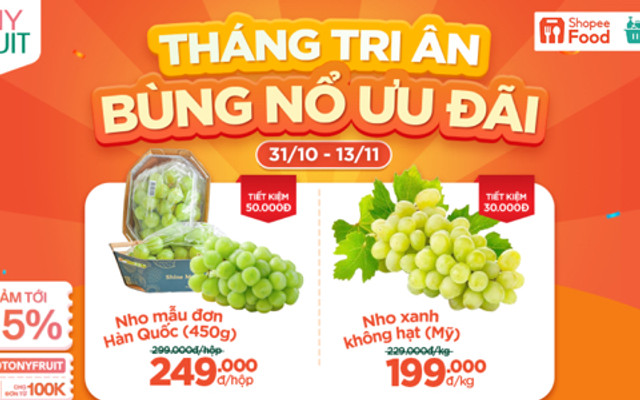 Tony Fruit - Fruits & Juice - Lê Văn Sỹ
