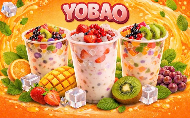 Nước Sữa Chua Trái Cây Thạch YOBAO - Quang Trung