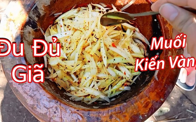 Đu Đủ Giã Kiến Vàng BMT