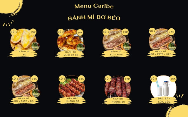 Caribe - Bánh Mì Bơ Béo - Vinhomes Grand Park