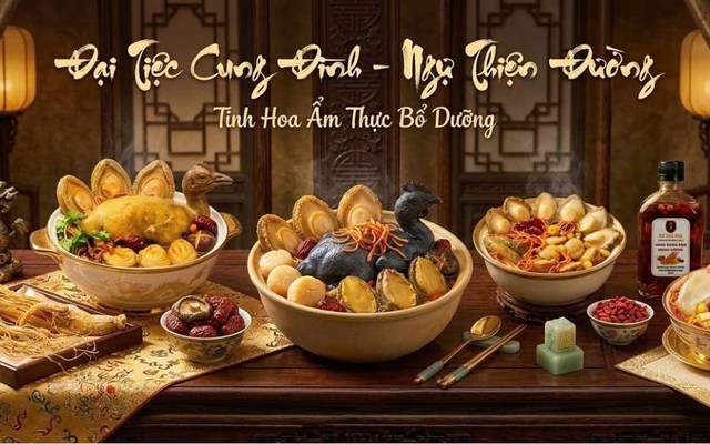Ngự Thiện Đường - Súp Bào Ngư Vi Cá Hải Sâm Gà Ác Bồ Câu Tiềm
