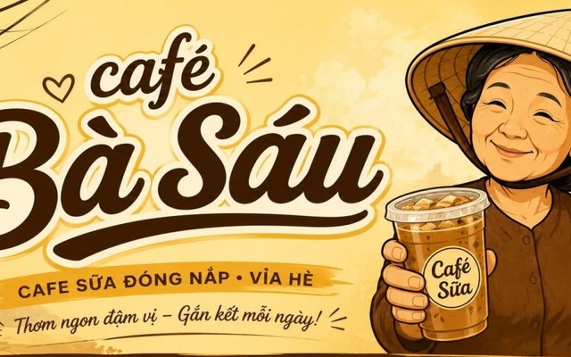 Cafe Đóng Lon Bà Sáu