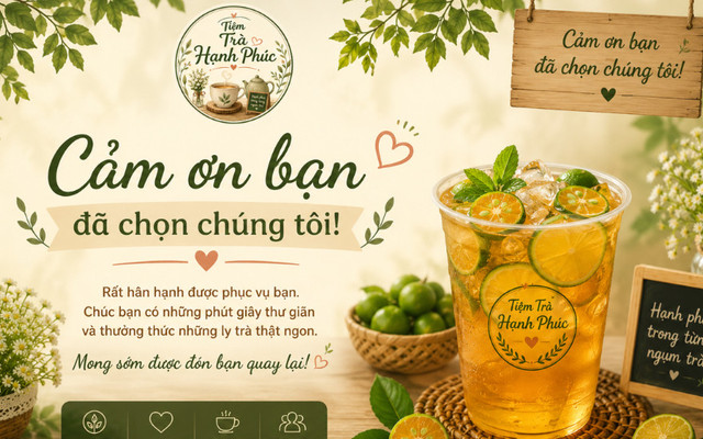 Tiệm Trà Hạnh Phúc