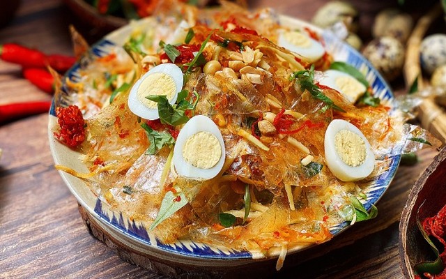 Ăn Là Ghiền - Bánh Tráng Trộn Lòng Đào Tép Mỡ
