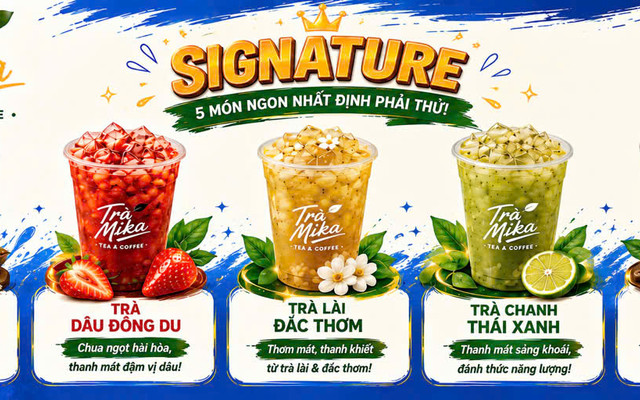 TRÀ MIKA TEA & COFFEE - 30 TRẦN ĐỨC THẢO