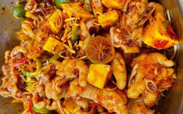 Chân Gà Sốt Thái - Tiệm Tô Tượng Chạm - 2A Phan Văn Trị