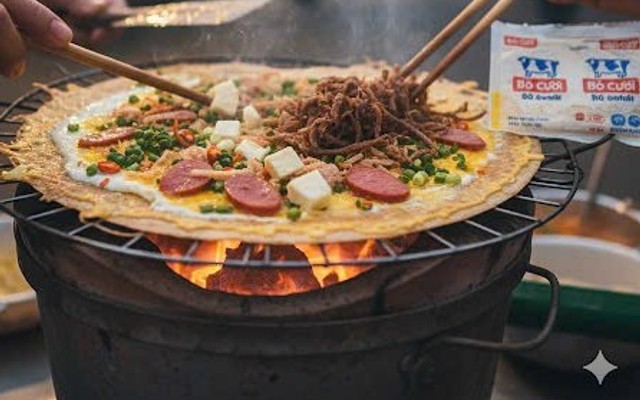 Bánh tráng nướng Đà Lạt - Đường số 10