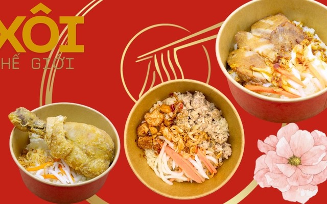 Xôi Thế Giới - Xôi Mặn Siêu Topping - Thích Quảng Đức