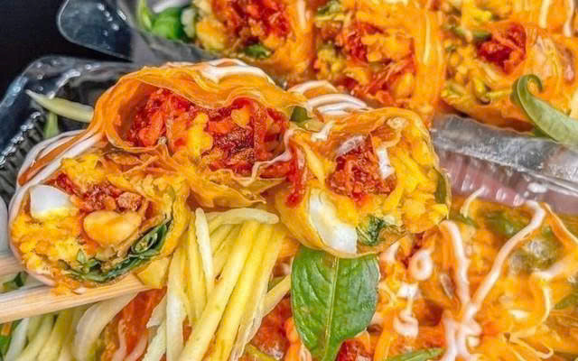 Ăn Vặt Anh Thư - Chân Gà Sốt Thái & Bánh Tráng Trộn