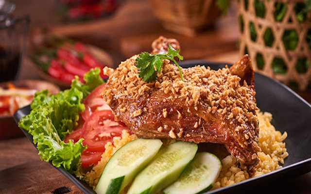 Cơm Gà Xối Mỡ An An