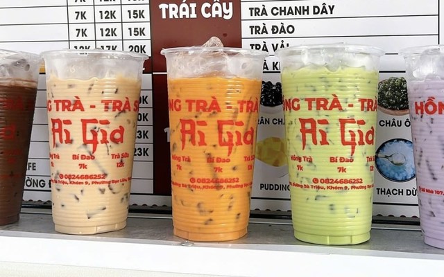 Hồng Trà Sữa Ai Gia - Trần Phú