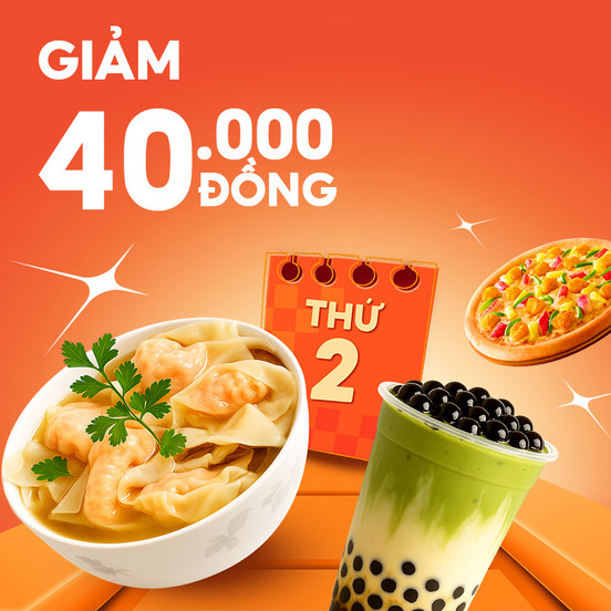 Thứ 2 Đầu Tuần, Giảm Tới 40.000Đ