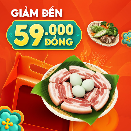 Phiên Chợ Cuối Năm Giảm Đến 59.000Đ