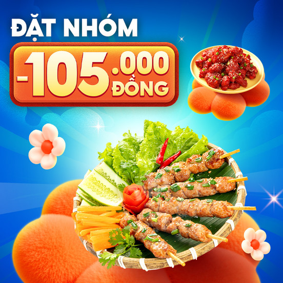 Đặt Nhóm Chung Vui Giảm Đến 105.000Đ