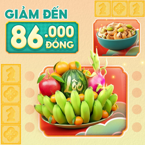 Đón Xuân Trao Lộc Giảm Đến 86.000Đ