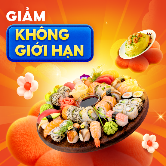 Ăn Thả Ga, Giảm Không Giới Hạn